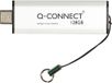 Q-CONNECT USB-C stick 3.2 Gen1, zilver, 128 GB