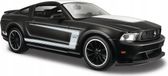 Maisto Modelauto Ford Mustang - Boss 302 2012 - matzwart - 20x8x6 cm - schaal 1:24