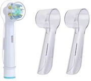 CHPN - Kapje voor tandenborstel - Beschermhoesje voor borstel van elektrische tandenborstel - Geschikt voor Oral B - 8 stuks - Transparant - Kunststof