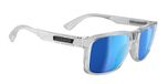 Salice 857 Lunettes de soleil unisexe transparentes carrées blanches