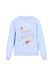 myMo Pop Sweatshirt lichtblauw / rood / zwart / wit