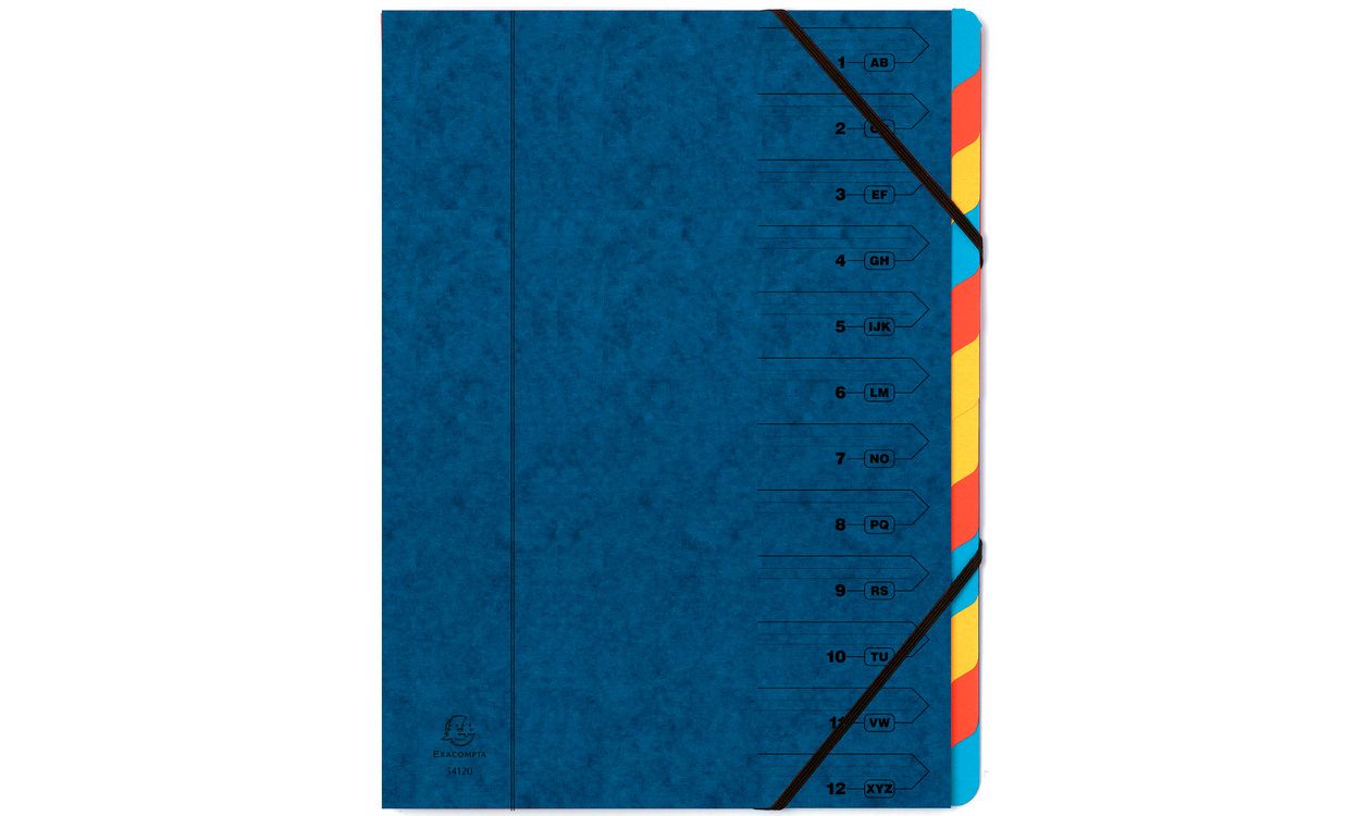 Exacompta 54122E - Map - blauw