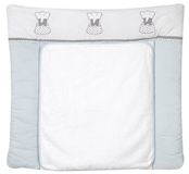Schardt 136160000 aankleedkussen met afneembare badstof hoes en applicatie olifant, blauw