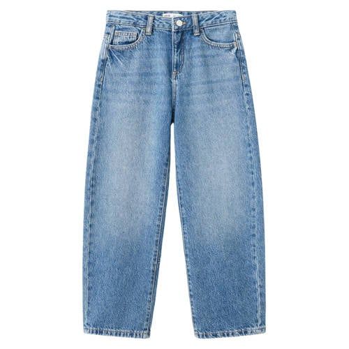 Mango Kids ballon wide leg jeans - mediumblauw