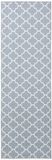 vidaXL - Tapijt - Runner - ORIZ - 1150 gsm - Grijs en wit