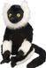 Wild Republic Knuffel Maki Junior 30 Cm Pluche Zwart/wit