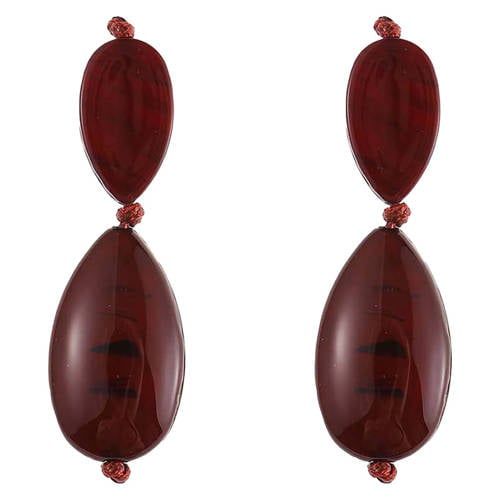 By Jam Gioielli Candy Sweet Jewellery oorbellen CS24212 donkerrood