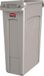 Rubbermaid Commercial Products FG354060BEIG Slim Jim met ventilatiekanalen, 87 l, beige