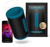 LELO F2S Double Sonic – Masturbateur masculin – Contrôlé par application – Mode Humanize – Bleu sarcelle