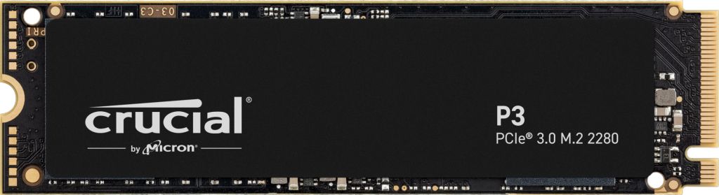Crucial P3 2TB NVMe PCIe Gen3 M.2 SSD