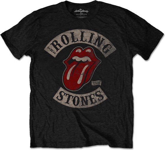 The Rolling Stones - Tour 1978 Heren T-shirt - 3XL - Zwart