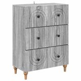 vidaXL Ladekast Grijs sonoma 66 x 34,5 x 90 cm Bewerkt hout