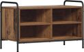 vidaXL Tv-meubel 140 x 39,5 x 50 cm Oud hout Bewerkt hout