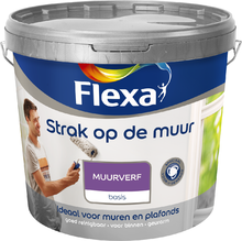 FLEXA Mat Strak op de muur Mat Licht Grijs 5122994