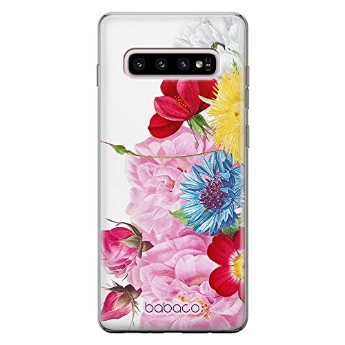 BABACO ERT GROUP Mobiel telefoonhoesje voor Samsung S10 PLUS - Flowers 056
