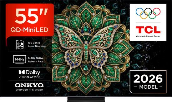 TCL C6K Pro / 4K Ultra HD Smart TV / 55 inch / 2026