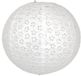 Lampion œillet blanc 25 cm