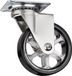 SOTECH Roue de meuble design décoratif RAPID roues Ø 75 mm noir, capacité de charge 35 kg, hauteur 97 mm, roue pivotante