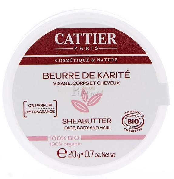 Cattier Sheabutter Mini, 20g