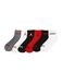 Jordan Sokken grijs / rood / zwart / wit