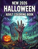 Halloween 2026 Livre de coloriage pour adultes