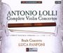 Outhere Dynamic Records Luca Fanfoni, Reale Concerto - Lolli: Complete Violin Concertos (3 CD)