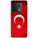 OnePlus Bedrukt siliconen hoesje compatibel met OnePlus 10 Pro 5G Drapeau turquie