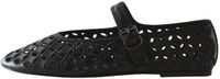 Next - Dames - Forever Comfort® met broderie versierde Mary Jane-schoenen - Zwart