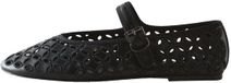 Next - Dames - Forever Comfort® met broderie versierde Mary Jane-schoenen - Zwart