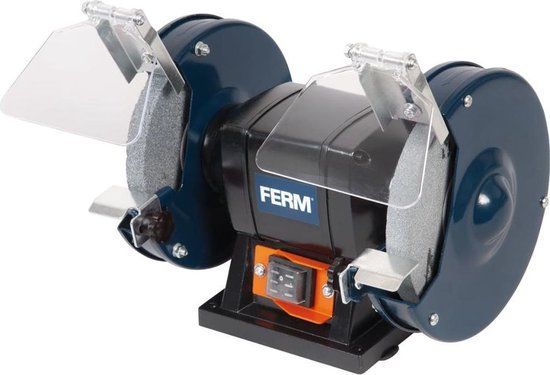 FERM BGM1019 Tafelslijpmachine - 150W - 150mm Slijpsteen - 2950 RPM