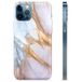 iPhone 12 Pro hoesje van TPU - Elegant marmer