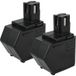 Hilti 2x Batteries Compatible Avec Hilti Sb12, Sf120-a Outil Électrique (3000 Mah, Nimh, 12 V)