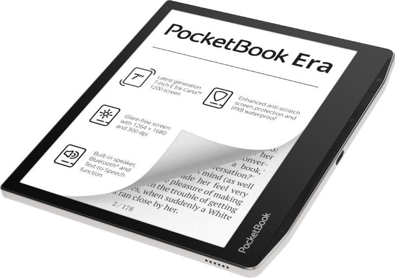 PocketBook 700 Era Silver zilver, zwart