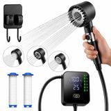 FLOAT Oasis Oplaadbare Camping douche met 2 waterfilters - 24x douchebeurten - 3 Standen (Mist, Normaal, Vol) - Buitendouche voor kamperen, honden, auto, fiets en camper - Draagbare