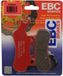 EBC Fa-tt Series Fibre de carbone Fa682tt Plaquettes de frein Noir