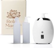 Relax Master Massage Olie Verwarmer 2.0 – Inclusief 2 Dispensers 250ml – Voor Massageolie, Crème & Lotion - Massage Olie Erotisch - Wit