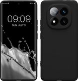 kwmobile telefoonhoesje geschikt voor Xiaomi Redmi Note 14 Pro+ 5G / Redmi Note 14 Pro Plus 5G - Hoesje voor smartphone - Precisie camera uitsnede - In mat zwart