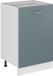 Vicco Keukenonderkast R-Line, Blauw-grijs/Wit, 50 cm zonder werkblad