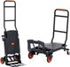 VEVOR 2-in-1 Steekwagen Opvouwbaar 136 Kg Laadvermogen Transportwagen Aluminiumlegering en Koolstofstaal