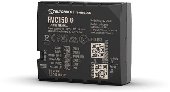 Teltonika FMC150 GPS tracker/finder Auto GPS-tracker Zwart