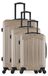 HAGEN Set de 3 valises rigides