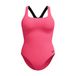 Speedo Dames Flex Band badpak met ingebouwde zwembeha, framboos vulling, 32