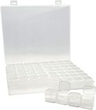 Bi2L Diamond Painting Accessoire - Opslagdoos met Deksel & 56 Uitneembare Vakjes - 21x17.5x2.6cm