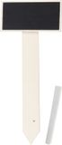 Pro Garden Plantenstekers krijtbordjes/schoolbordjes op stokje - set 12x - 25 cm
