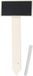 Pro Garden Plantenstekers krijtbordjes/schoolbordjes op stokje - set 12x - 25 cm