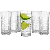 Glasmark KROSNO 1992 Glazenset 6-delig Drinkglazen Waterglazen Sapglazen Vaatwasmachinebestendig 6x320 ml