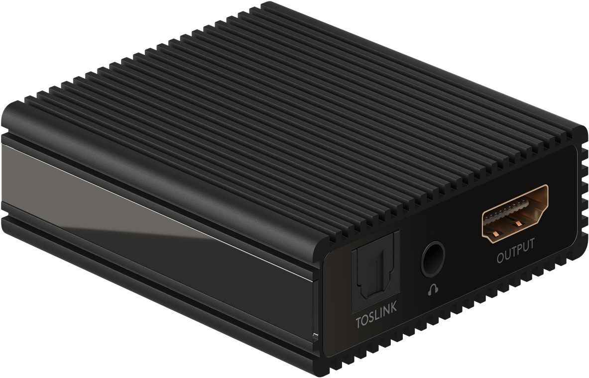 Goobay HDMI naar Toslink Audio Extractor - Zwart