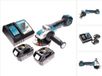 Makita DGA 519 RG accu-haakse slijper 18 V 125 mm borstelloos X-Lock + 2x accu 6,0 Ah + oplader