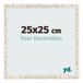 Your Decoration Cadre photo 25x25 cm - MDF - Blanc vintage - Bologna