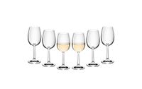 Gerlach 1760 witte wijnglazen, 280 ml, vaatwasmachinebestendig, transparant, 6 stuks